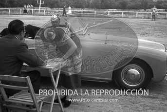 Concurso de automovilistas en el Club de Campo de Madrid