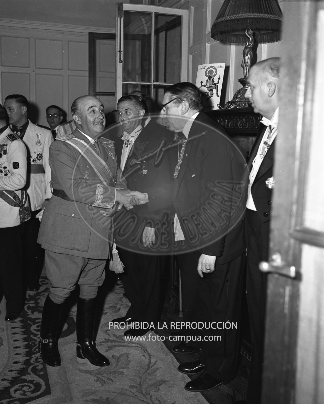 Visita de Franco a Santander 1952