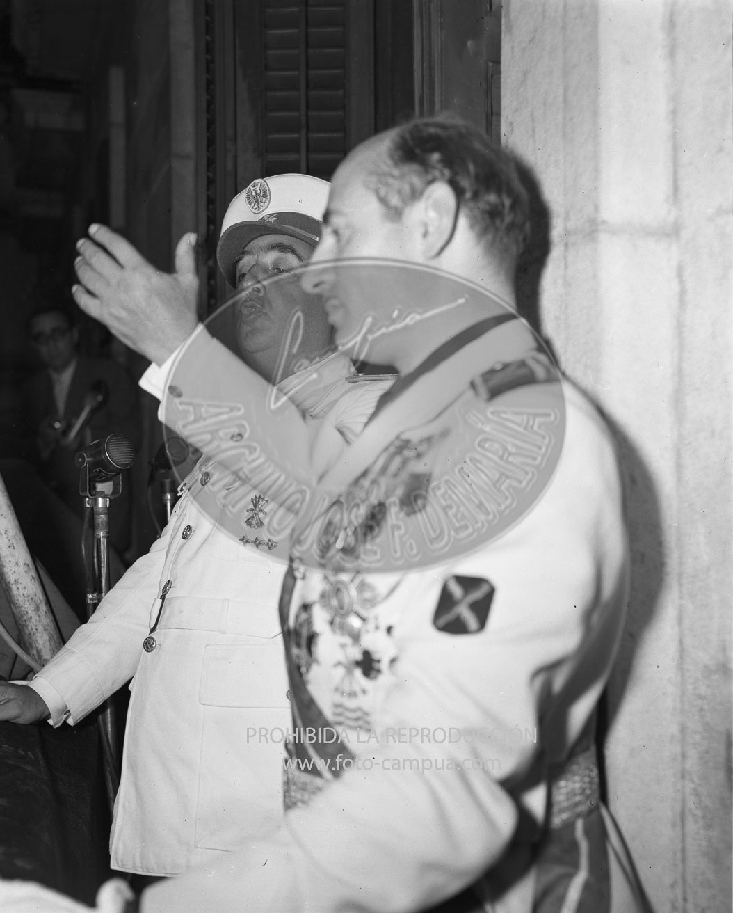 Visita de Franco a Santander 1952