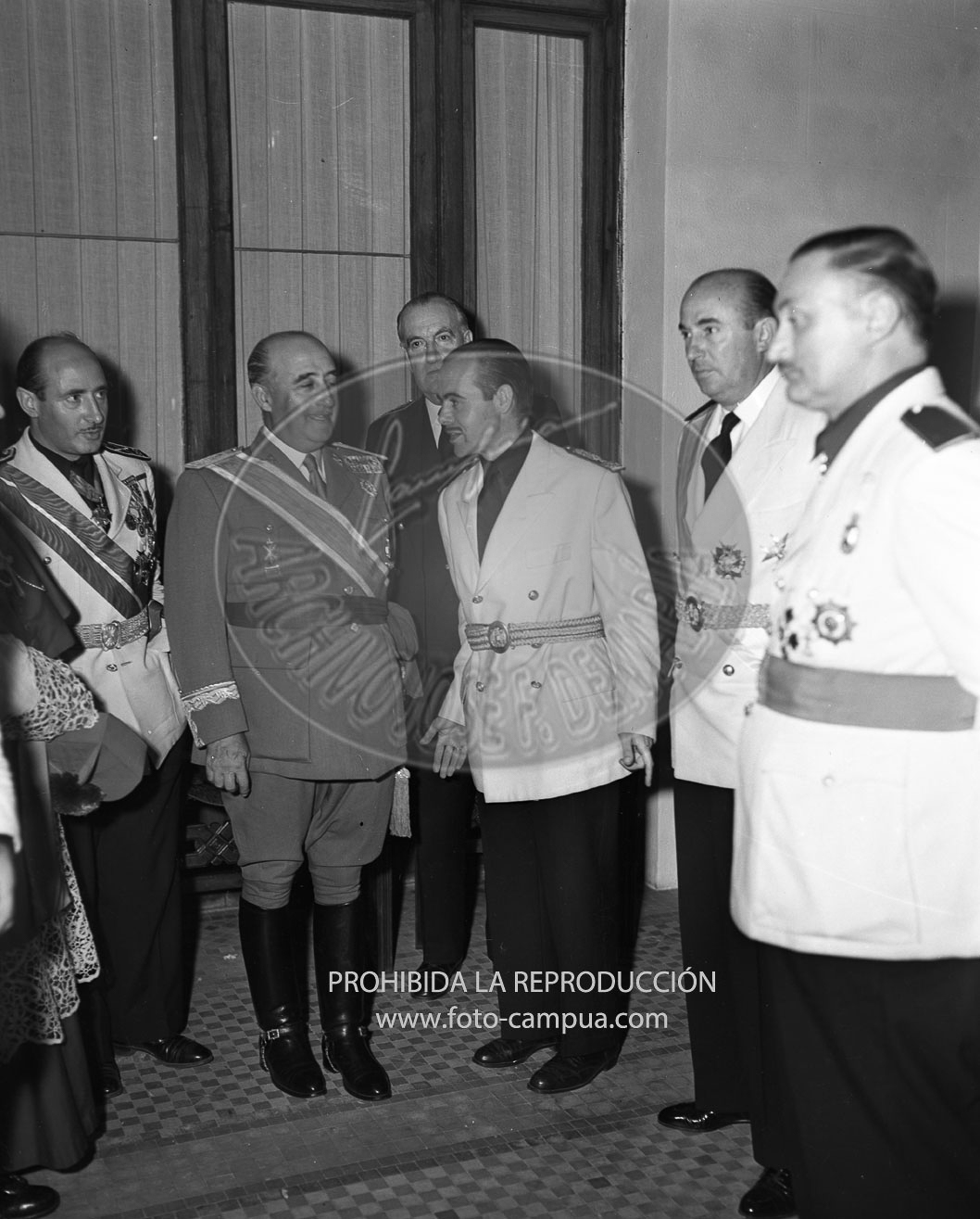 Visita de Franco a Santander 1952