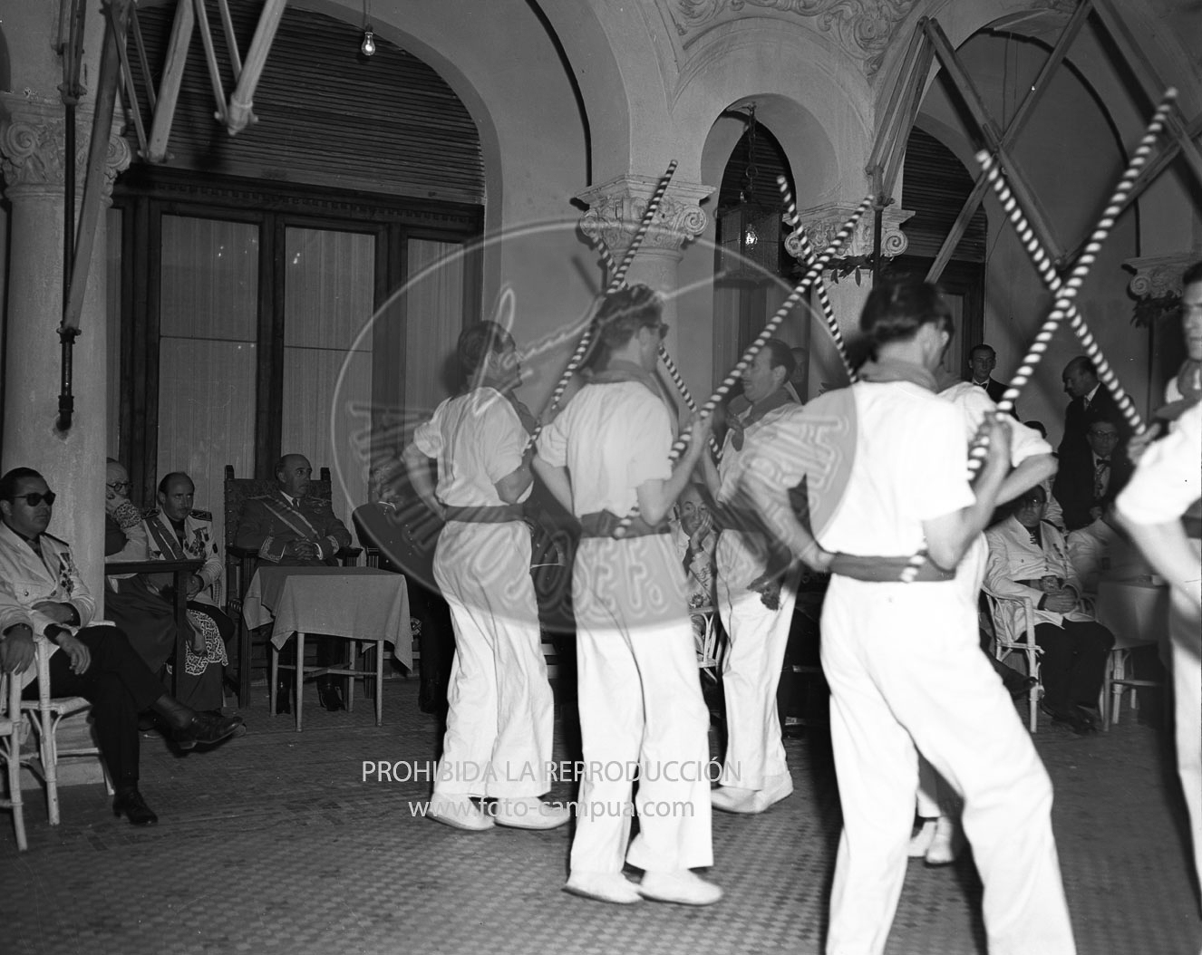 Visita de Franco a Santander 1952