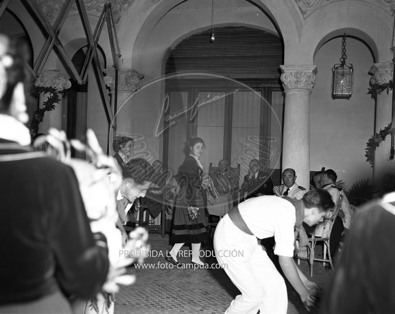 Visita de Franco a Santander 1952