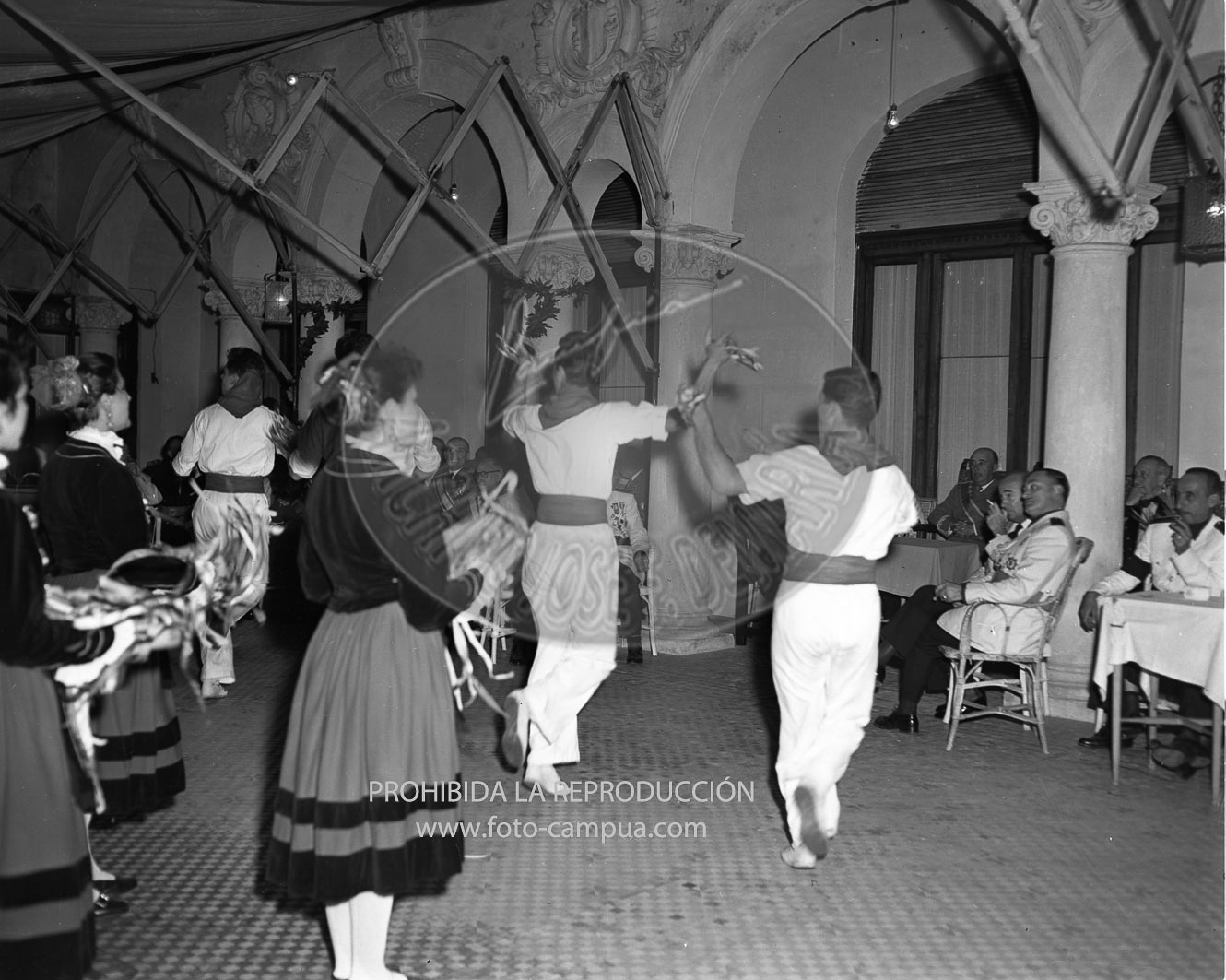 Visita de Franco a Santander 1952