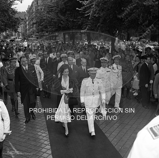 Funeral por Eva Perón en San Sebastián.