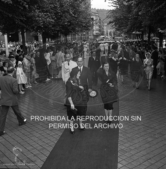 Funeral por Eva Perón en San Sebastián.