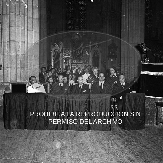 Funeral por Eva Perón en San Sebastián.