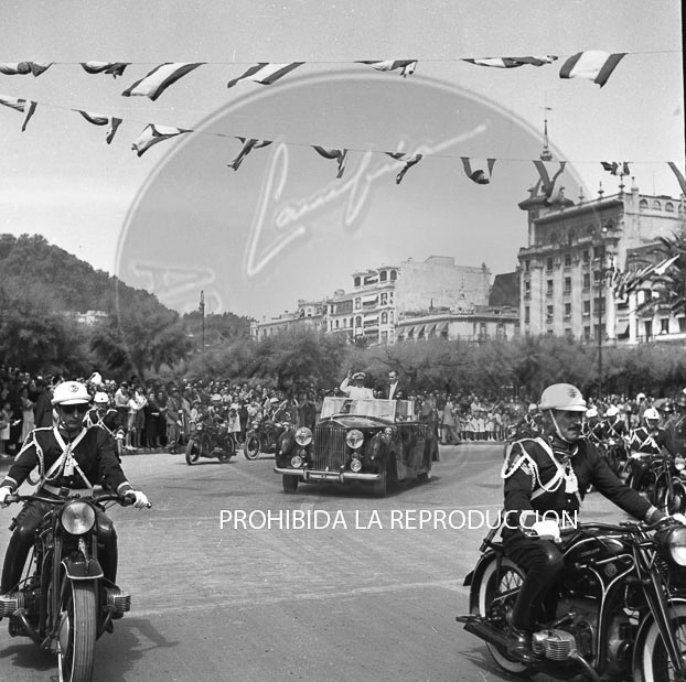 Franco en San Sebastián 1952