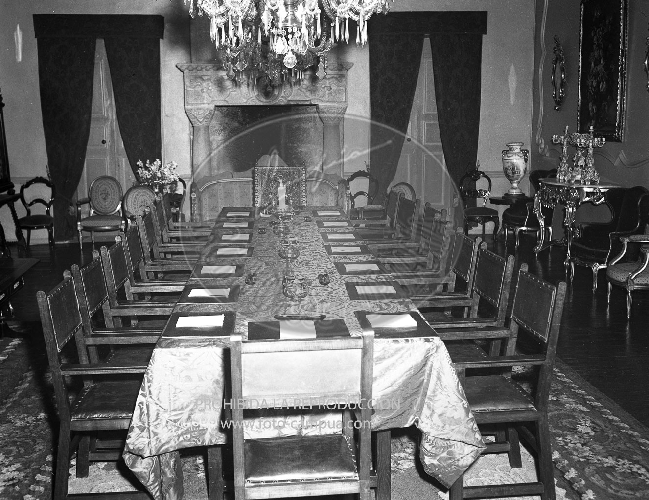 Interiores del Pazo de Meirás