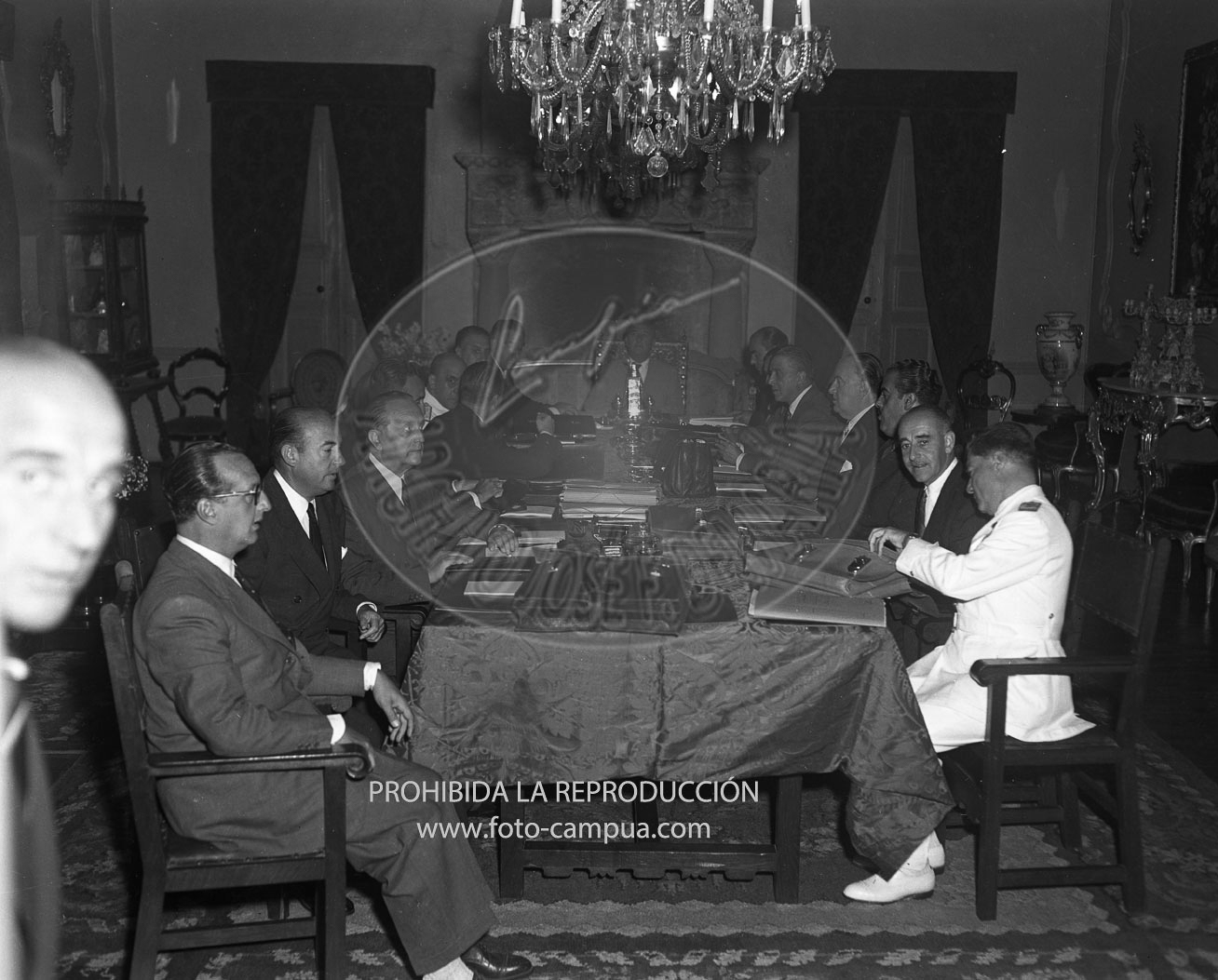 Consejo de ministros en el Pazo de Meirás