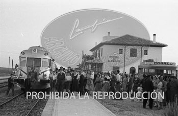 Inauguracion de la línea férrea Villacañas a Santa Cruz de la Zarza