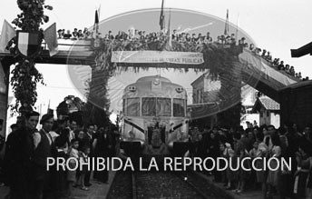 Inauguracion de la línea férrea Villacañas a Santa Cruz de la Zarza