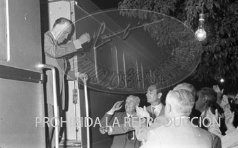 Inauguracion de la línea férrea Villacañas a Santa Cruz de la Zarza