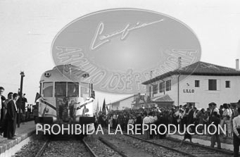 Inauguracion de la línea férrea Villacañas a Santa Cruz de la Zarza