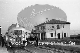 Inauguracion de la línea férrea Villacañas a Santa Cruz de la Zarza