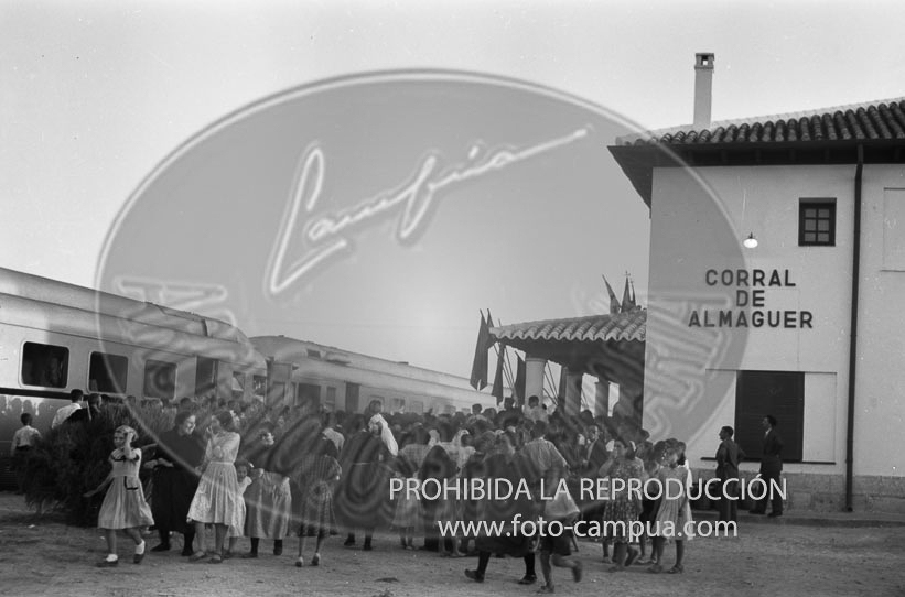 Inauguracion de la línea férrea Villacañas a Santa Cruz de la Zarza