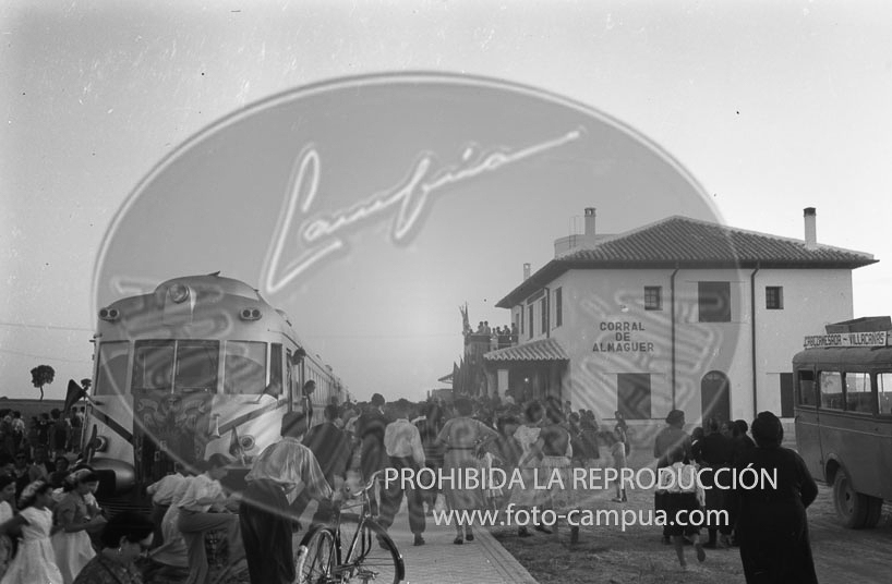 Inauguracion de la línea férrea Villacañas a Santa Cruz de la Zarza