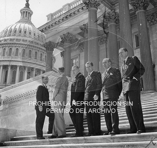 Viaje Martin Artajo a EE.UU 1956