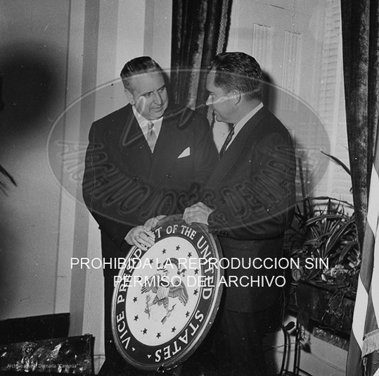 Viaje Martin Artajo a EE.UU 1956