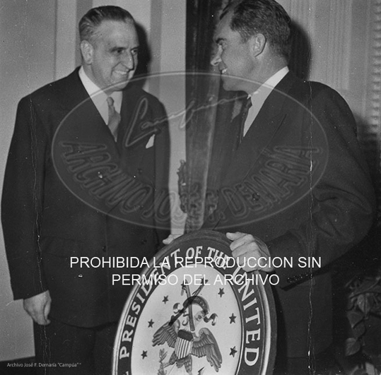 Viaje Martin Artajo a EE.UU 1956