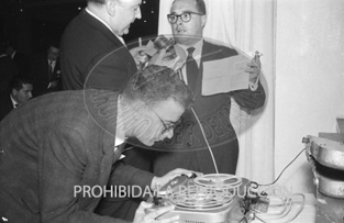 Entrega del Premio Planeta 1958 a Fernando Bermudez de Castro y Rebellón
