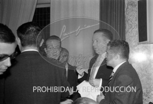 Entrega del Premio Planeta 1958 a Fernando Bermudez de Castro y Rebellón