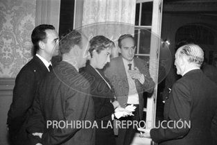 Entrega del Premio Planeta 1958 a Fernando Bermudez de Castro y Rebellón