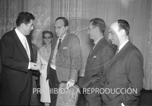 Entrega del Premio Planeta 1958 a Fernando Bermudez de Castro y Rebellón