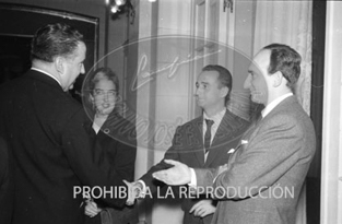 Entrega del Premio Planeta 1958 a Fernando Bermudez de Castro y Rebellón