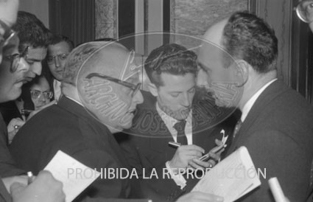 Entrega del Premio Planeta 1958 a Fernando Bermudez de Castro y Rebellón