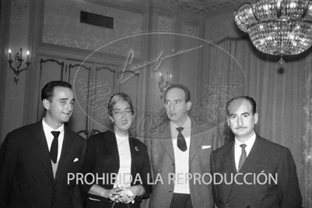 Entrega del Premio Planeta 1958 a Fernando Bermudez de Castro y Rebellón