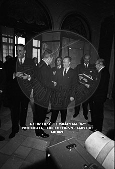 Consejo de Ministros en el Palacio de Pedralbes, mayo 1960
