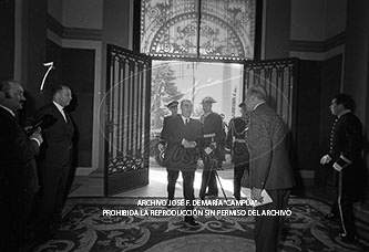 Consejo de Ministros en el Palacio de Pedralbes, mayo 1960