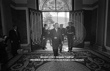 Consejo de Ministros en el Palacio de Pedralbes, mayo 1960