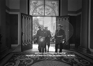 Consejo de Ministros en el Palacio de Pedralbes, mayo 1960