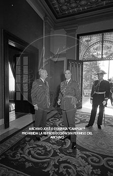 Consejo de Ministros en el Palacio de Pedralbes, mayo 1960