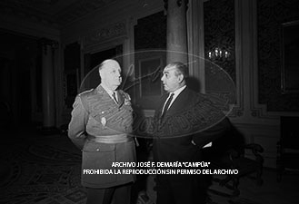 Consejo de Ministros en el Palacio de Pedralbes, mayo 1960