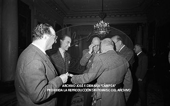 Consejo de Ministros en el Palacio de Pedralbes, mayo 1960