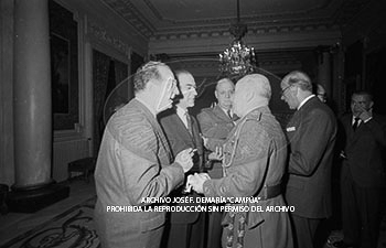 Consejo de Ministros en el Palacio de Pedralbes, mayo 1960