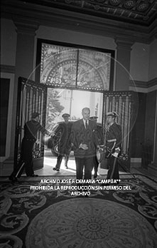 Consejo de Ministros en el Palacio de Pedralbes, mayo 1960