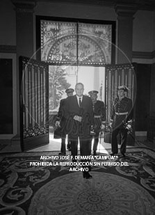 Consejo de Ministros en el Palacio de Pedralbes, mayo 1960