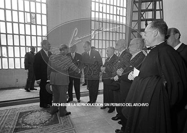 Franco en la facultad de farmaciia de la Universidad de Barcelona.