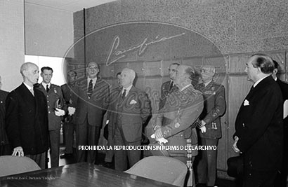 Franco en la facultad de derecho de la Universidad de Barcelona.
