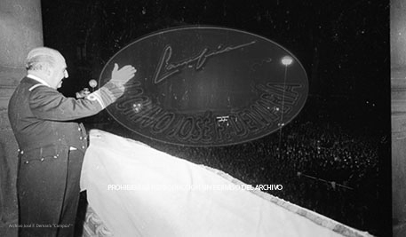 Cena en honor de Franco Ayuntamiento Barcelona.