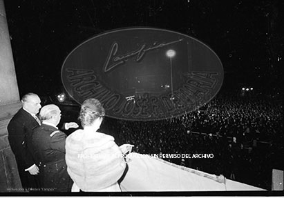 Cena en honor de Franco Ayuntamiento Barcelona.