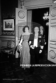Cena en honor de Franco Ayuntamiento Barcelona.