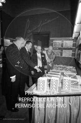 Cena en honor de Franco Ayuntamiento Barcelona.