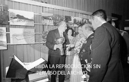 Cena en honor de Franco Ayuntamiento Barcelona.