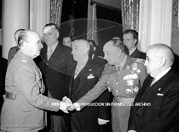Cena en Pedralbes ofrecida a las autoridades de la ciudad de Barcelona