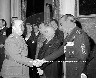 Cena en Pedralbes ofrecida a las autoridades de la ciudad de Barcelona