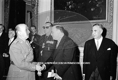 Cena en Pedralbes ofrecida a las autoridades de la ciudad de Barcelona